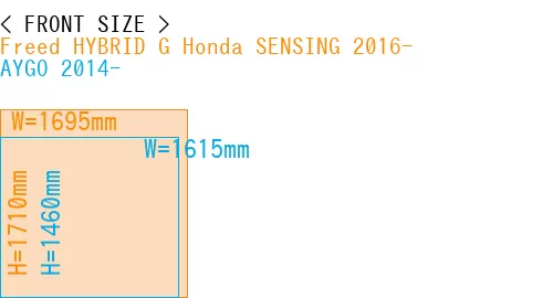 #Freed HYBRID G Honda SENSING 2016- + AYGO 2014-